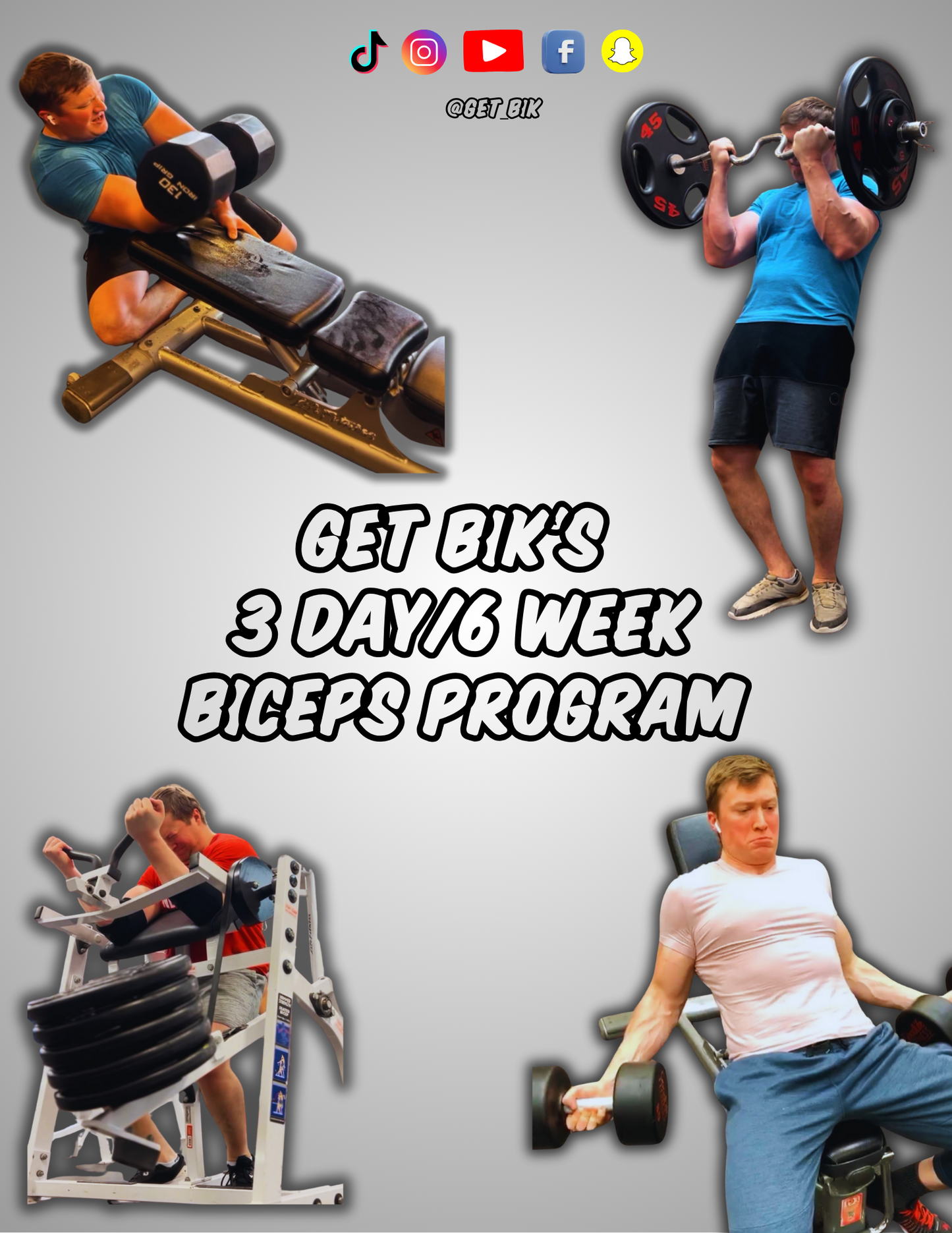 3 DAY 6 WEEK BICEPS PROGRAM