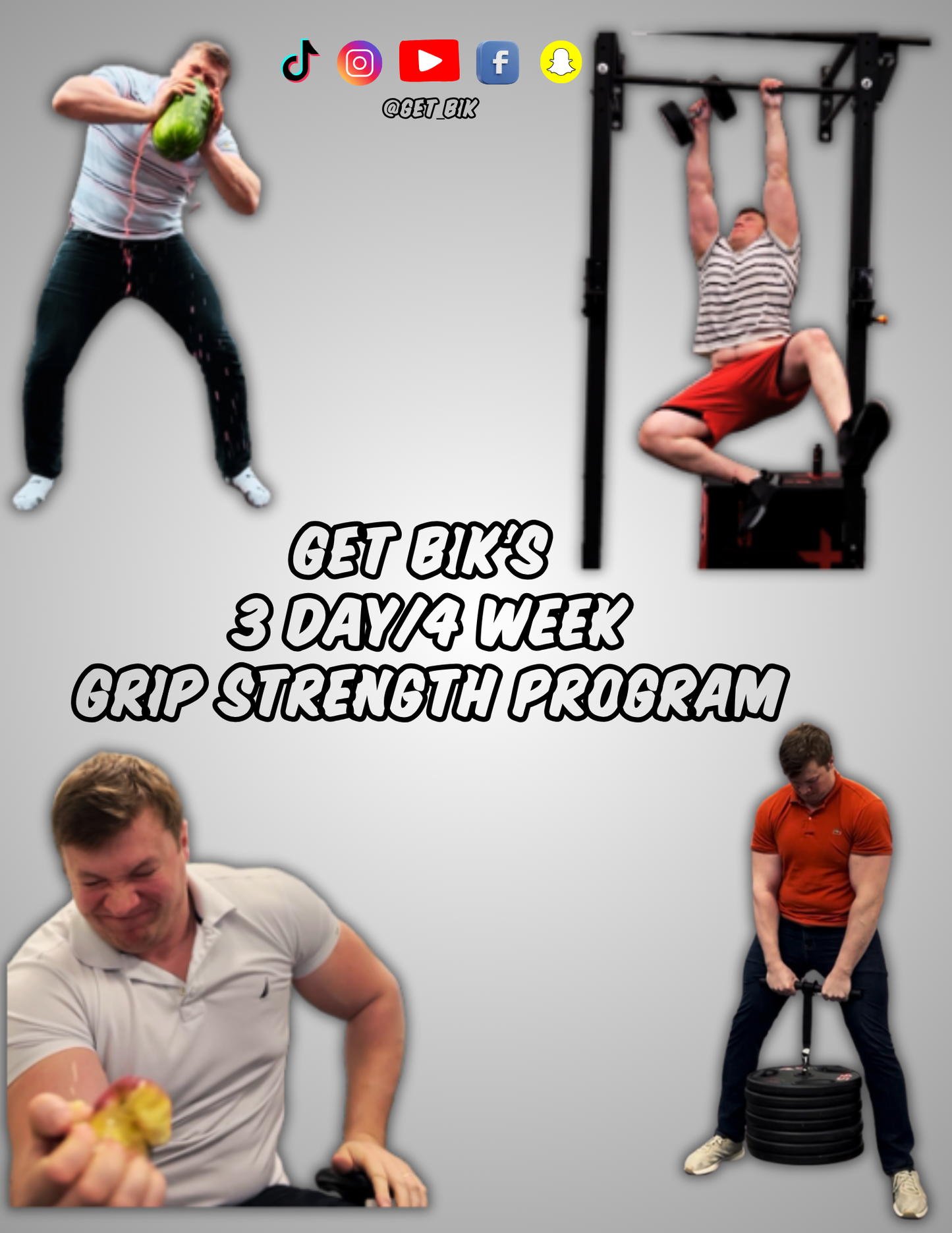 3 DAY 4 WEEK GRIP STRENGTH PROGRAM